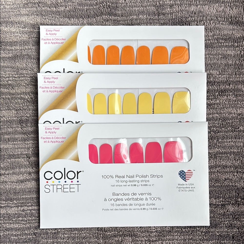 Color Street Nail Polish Strips Set